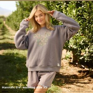 Albion Disney Mickey harvest crew Sweatshirt